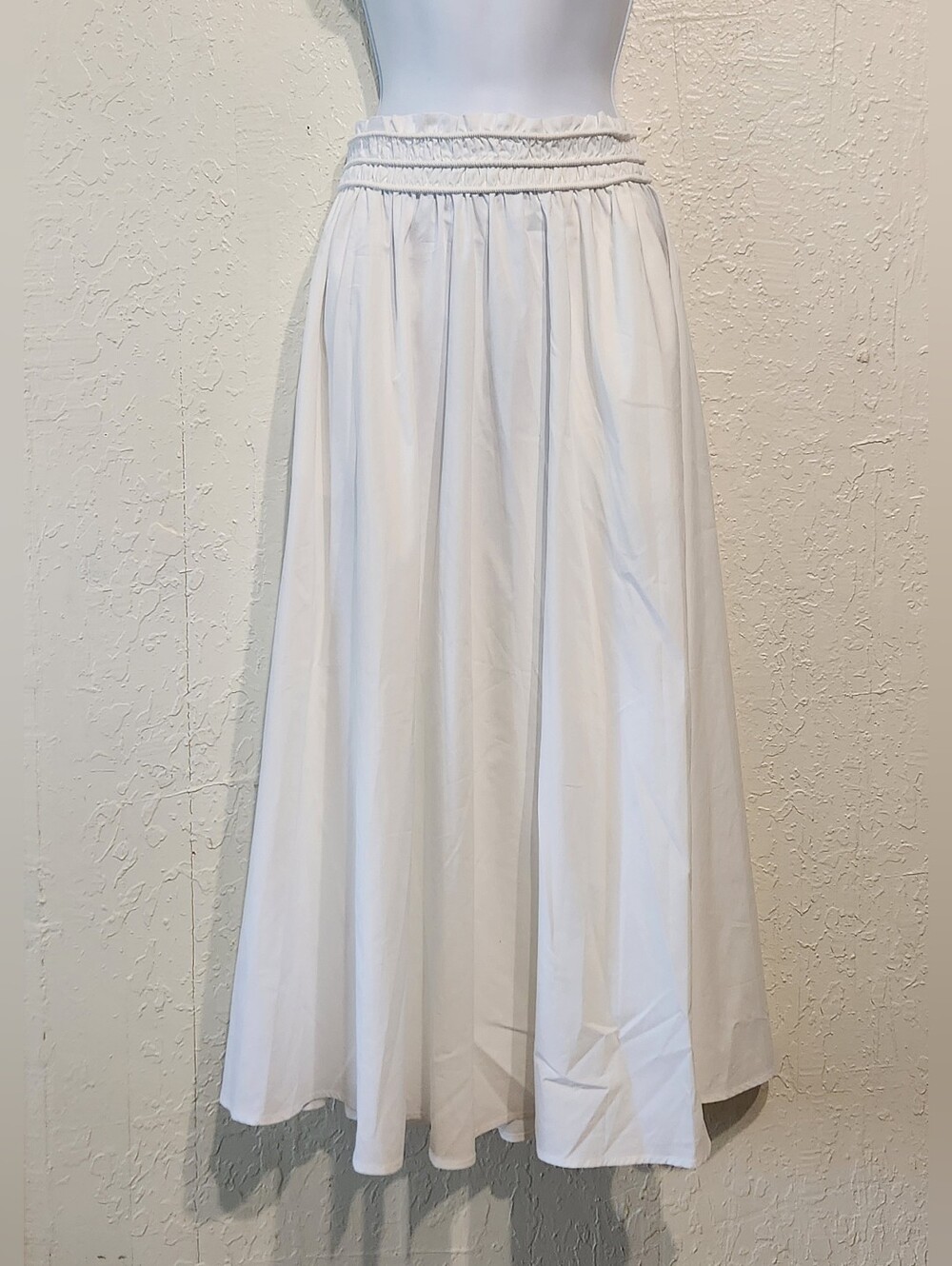 Philosophy Republic Clothing NWT Popplin Smocked Skirt With Pockets Sz S - Picture 2 of 6